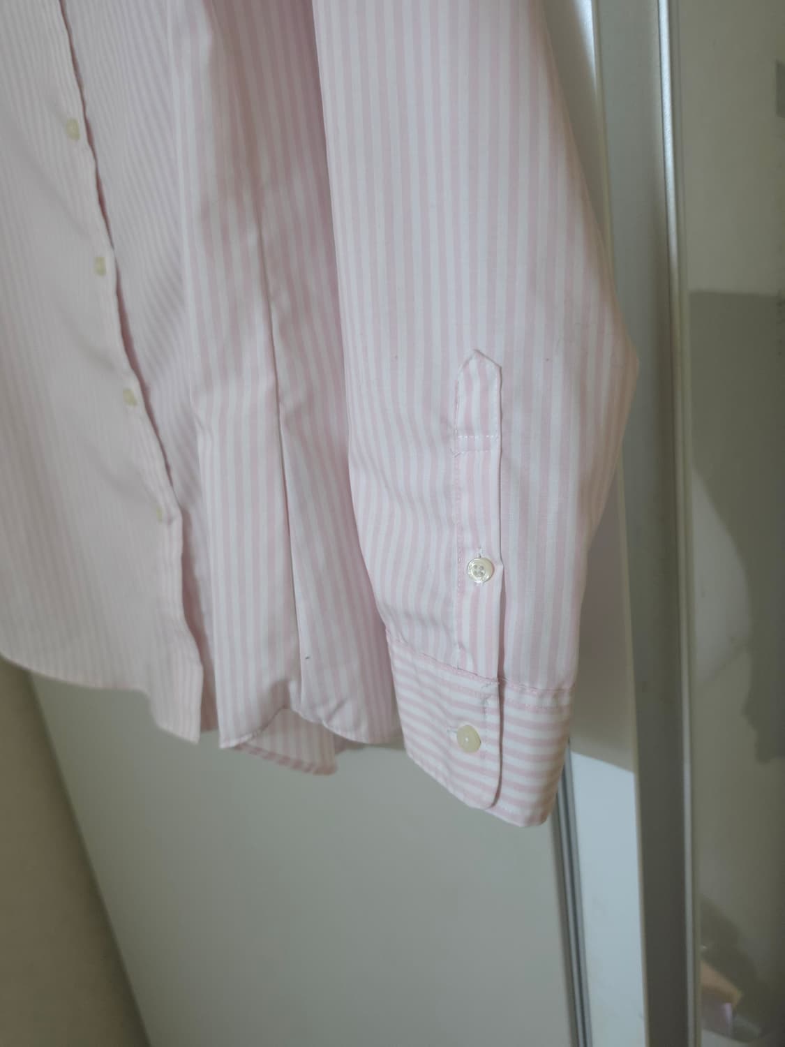 브룩스 브라더스 핑크 스트라이프 셔츠 상품이미지3