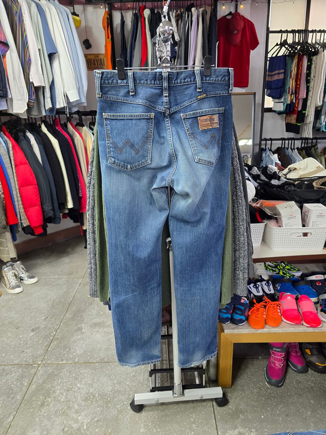 랭글러 호랑이 패치 데님 청바지 (1402) 상품이미지2