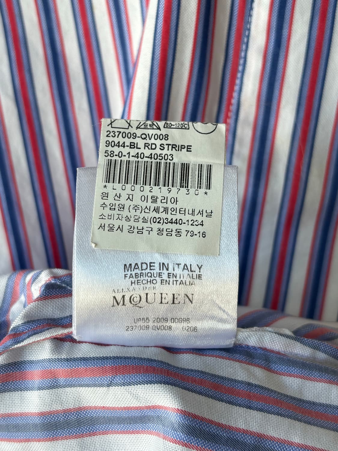 알렉산더 맥퀸 슬리브리스 셔츠 상품이미지6