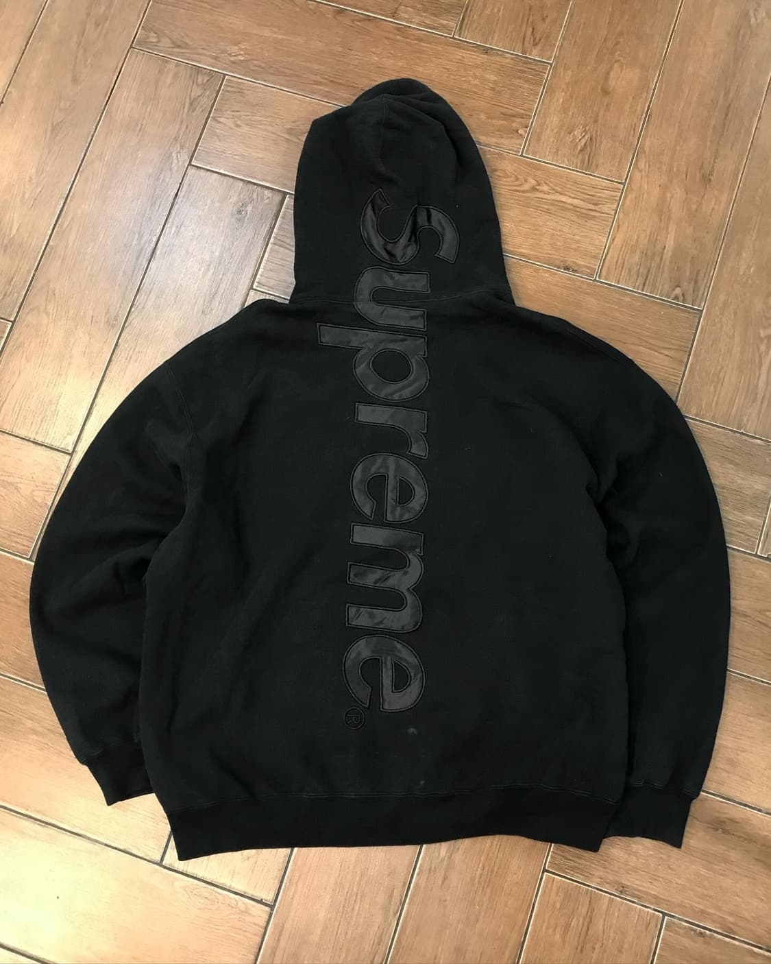 Supreme Satin Applique Hoodie - 23Fw 상품이미지9