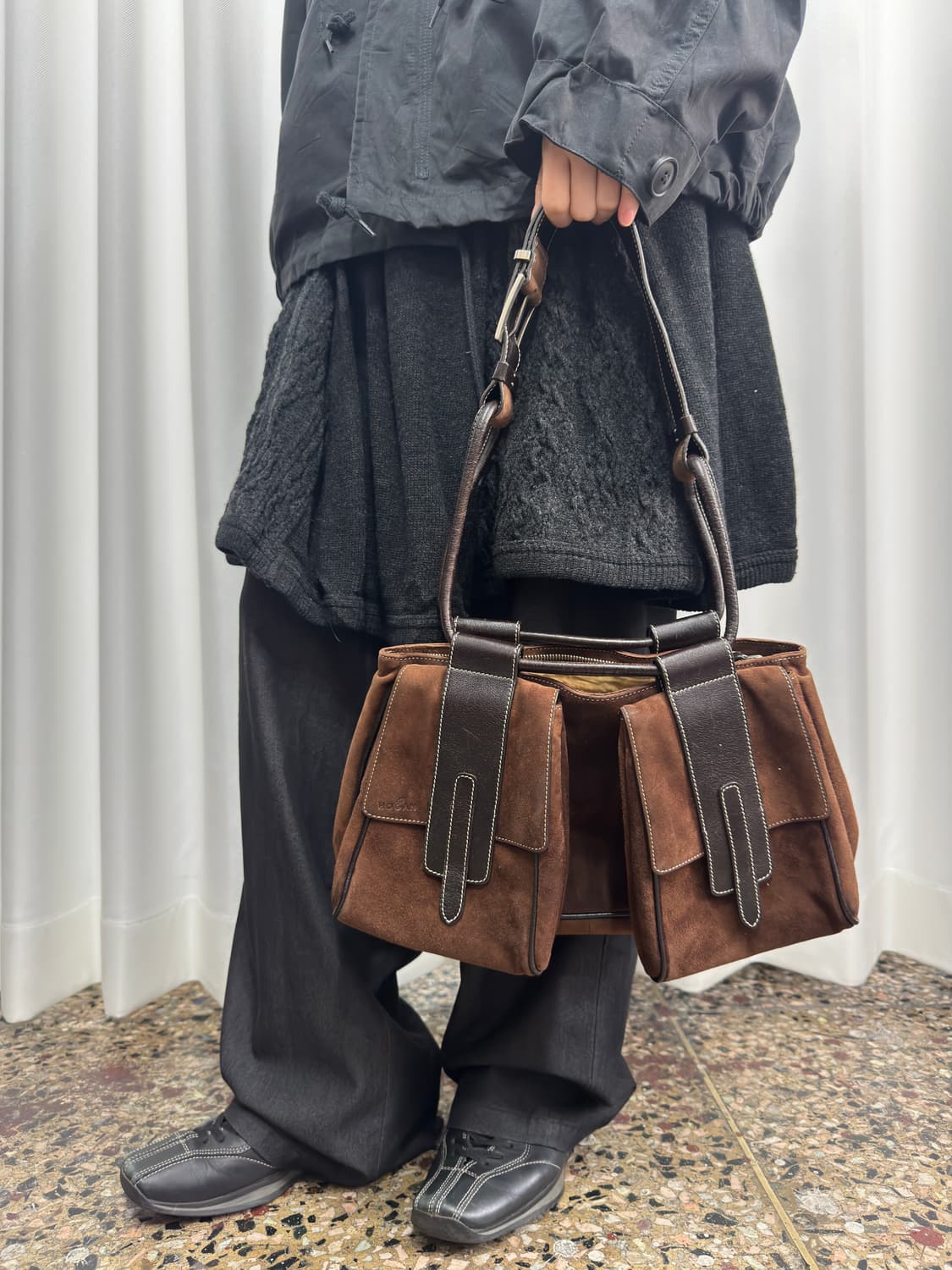 hogan suede pocket design bag 상품이미지1