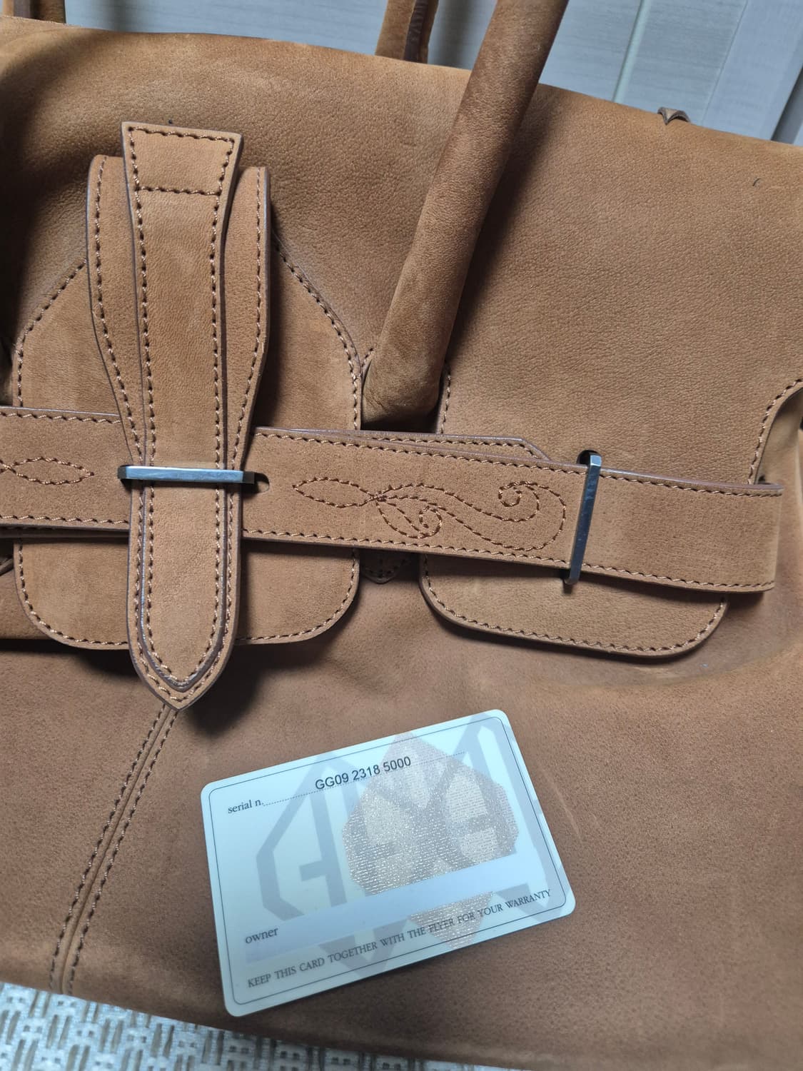 (정품)  골든구스 폴린 스퀘어 토트백 사첼 핸드백 가죽정품 골든구스 폴 상품이미지10