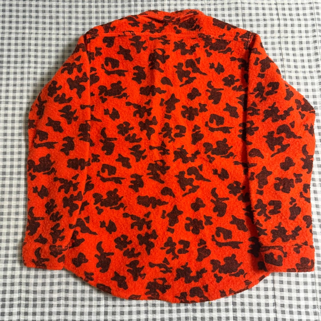 (M) ERL 이알엘 레오파드 울 셔츠 상품이미지4