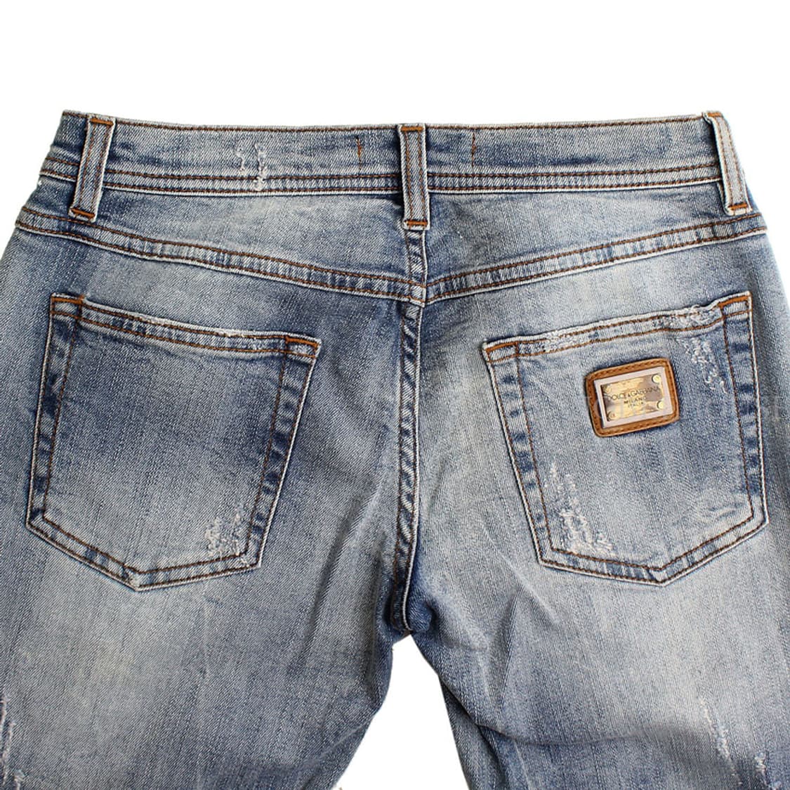 돌체앤가바나 블루 데미지 워싱 데님팬츠 36 상품이미지5