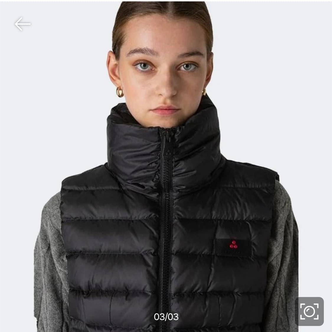 페트레이 PEUTEREY 구스다운 경량 패딩 베스트 it 40사이즈 상품이미지1