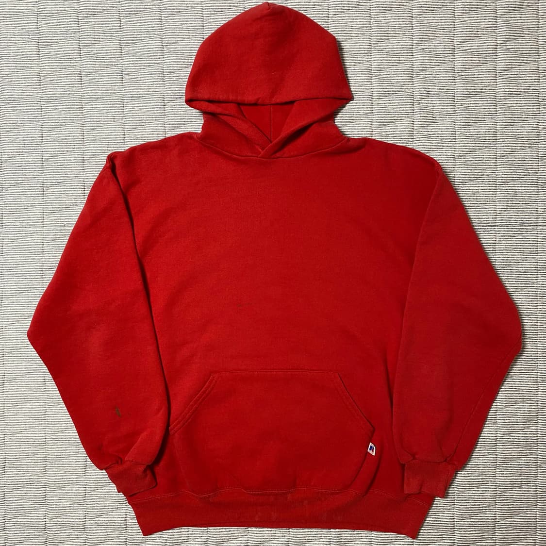 러셀 후드 후디 XL 빈티지 레드 90s USA Russell 상품이미지1