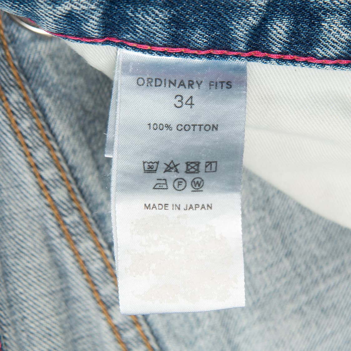 [34] 오디너리 핏츠 셀비지 데님팬츠 앵클핏  상품이미지10