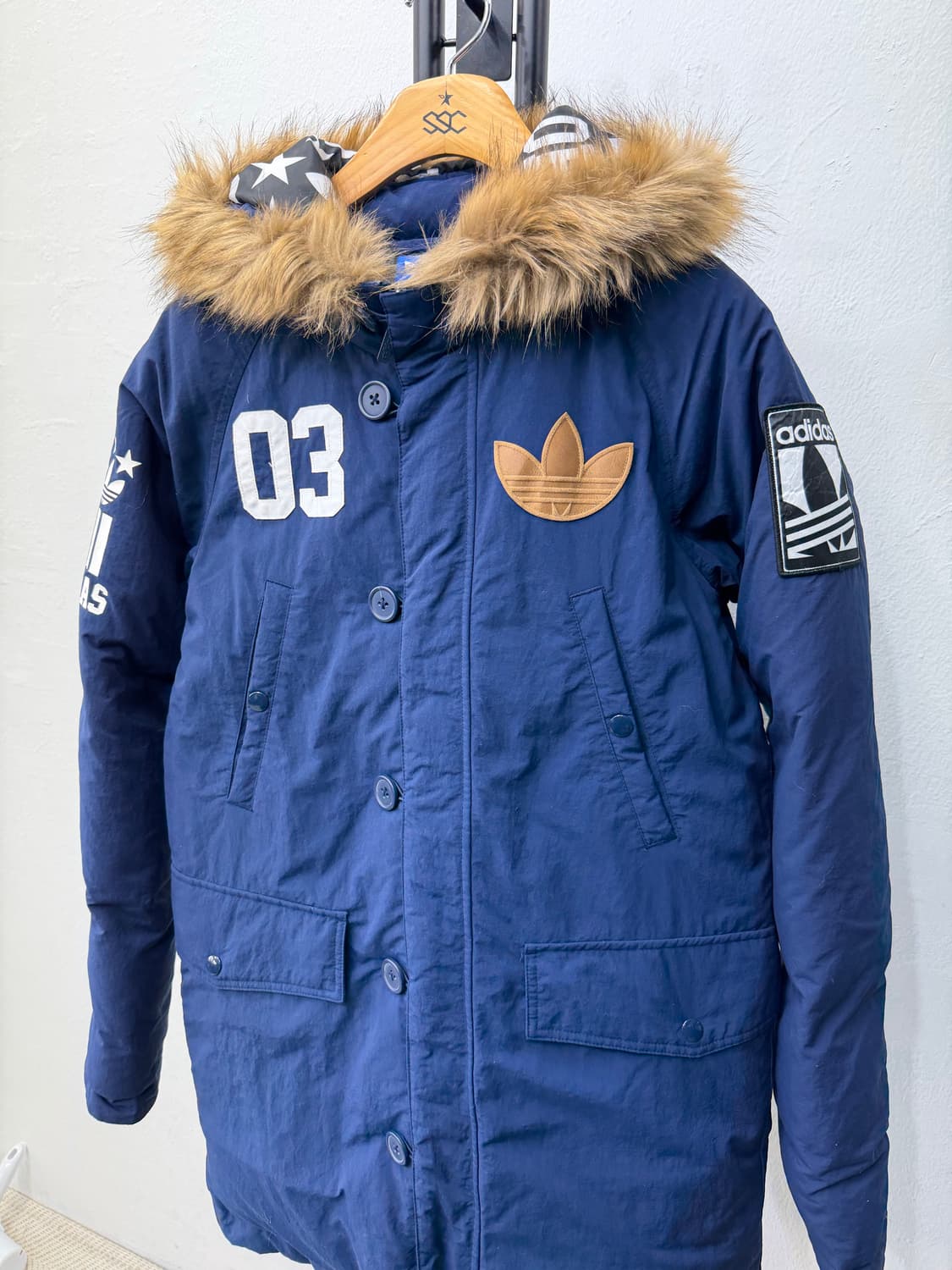 정품) 아디다스 여성 후드 패딩 85 상품이미지3