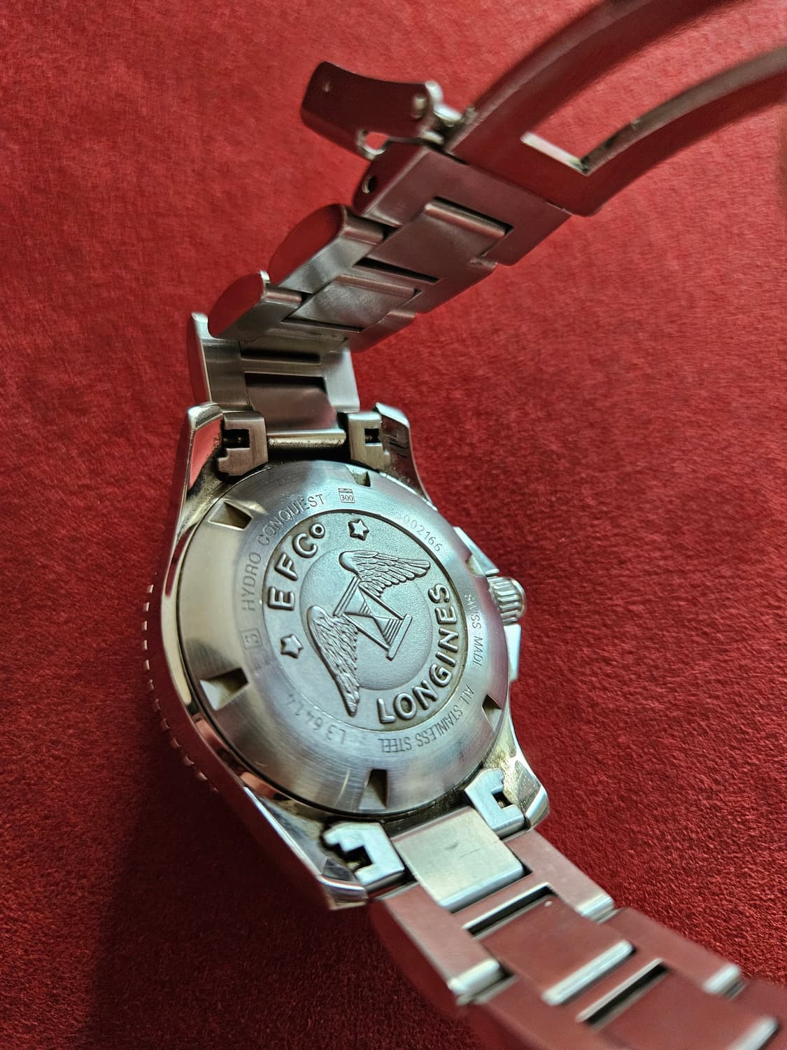 론진 하이드로콘퀘스트 오토메틱 39mm 청판 상품이미지3