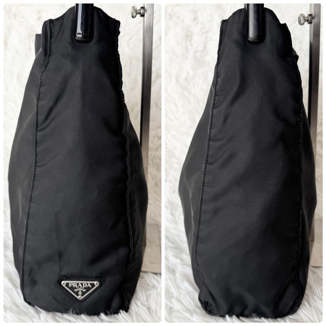 프라다 로고플레이트 나일론 토트백 상품이미지6