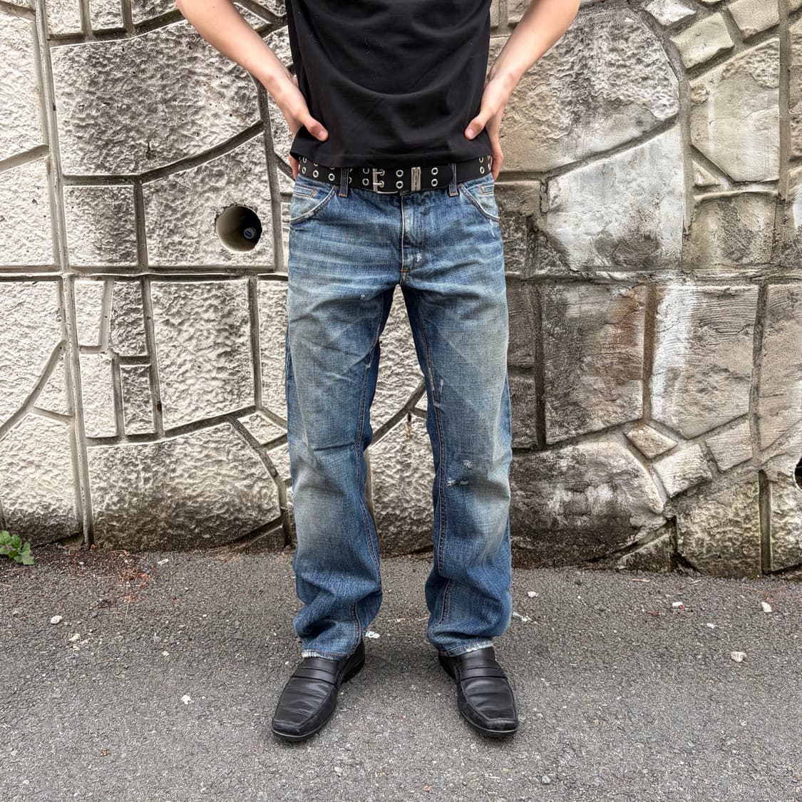 돌체앤가바나 00s 아카이브 16라인 레귤러 스트레이트 데님 상품이미지2