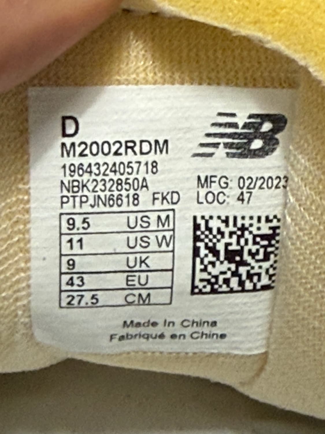 뉴발란스 2002R 그레이 새상품 275mm 상품이미지7