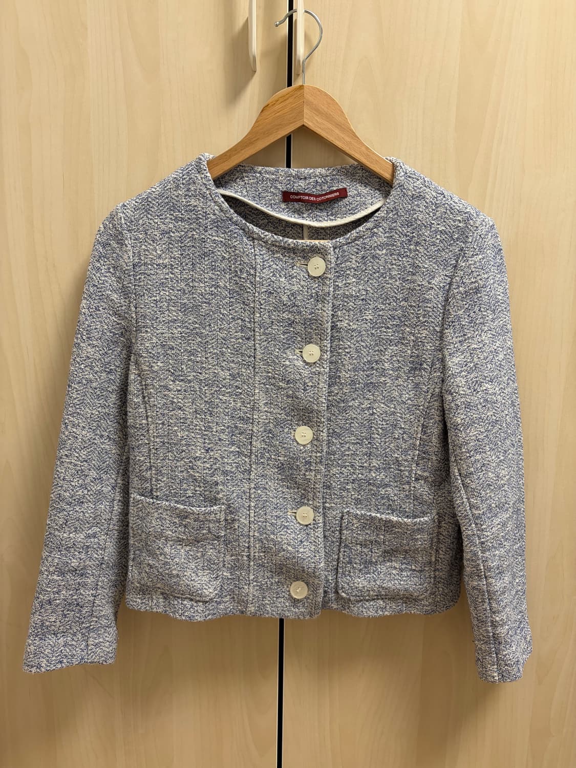 Comtoir des Contonniers 면 트위트 자켓 국내 55 상품이미지1