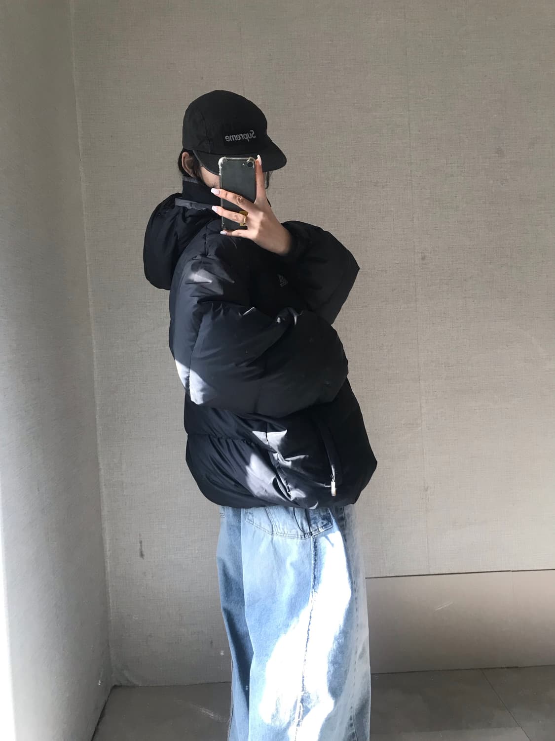 아디다스 블랙 패딩 상품이미지2