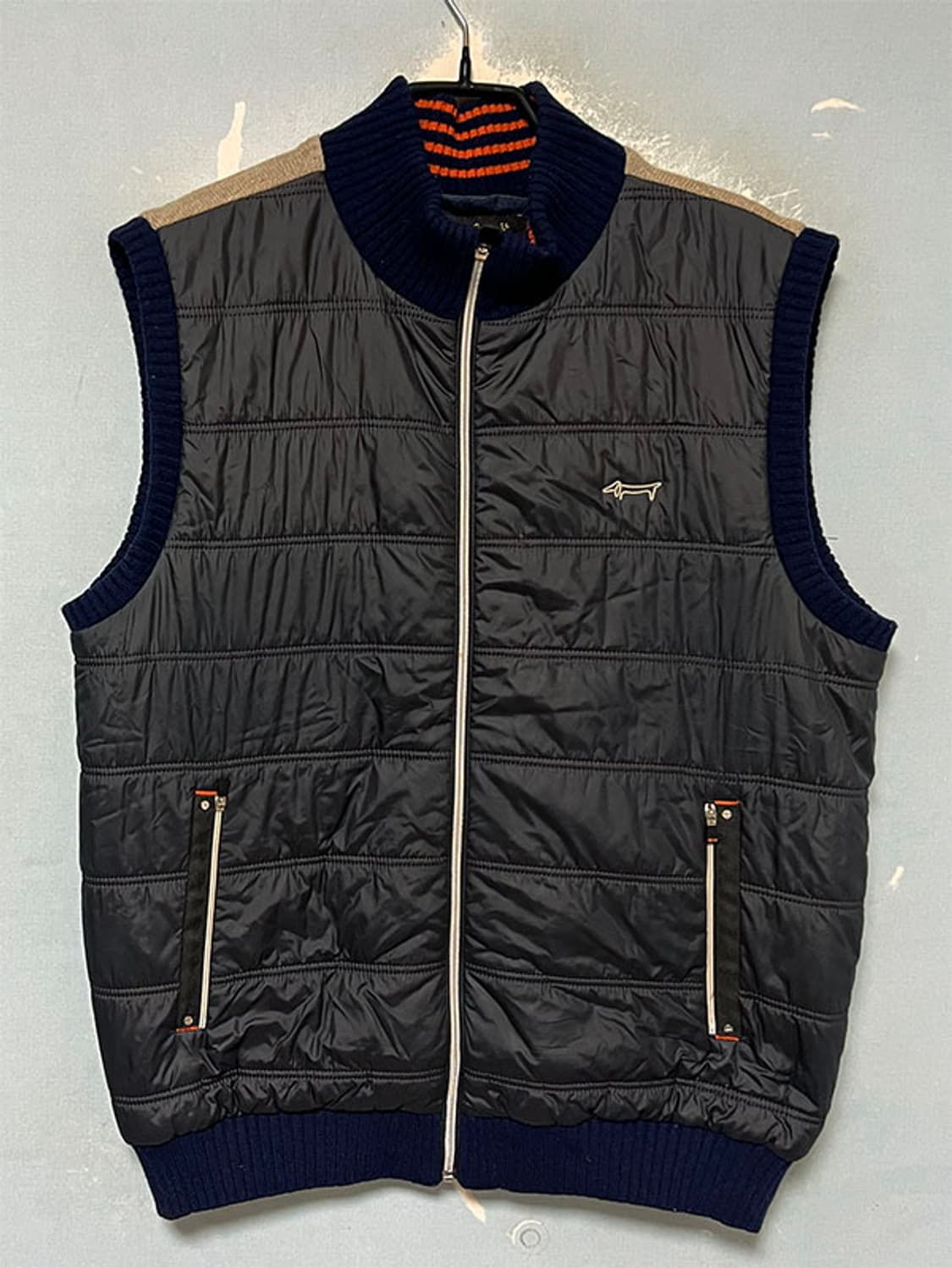 루이까스텔 골프 남자 니트조끼 방풍 추동 XL 105 상품이미지1