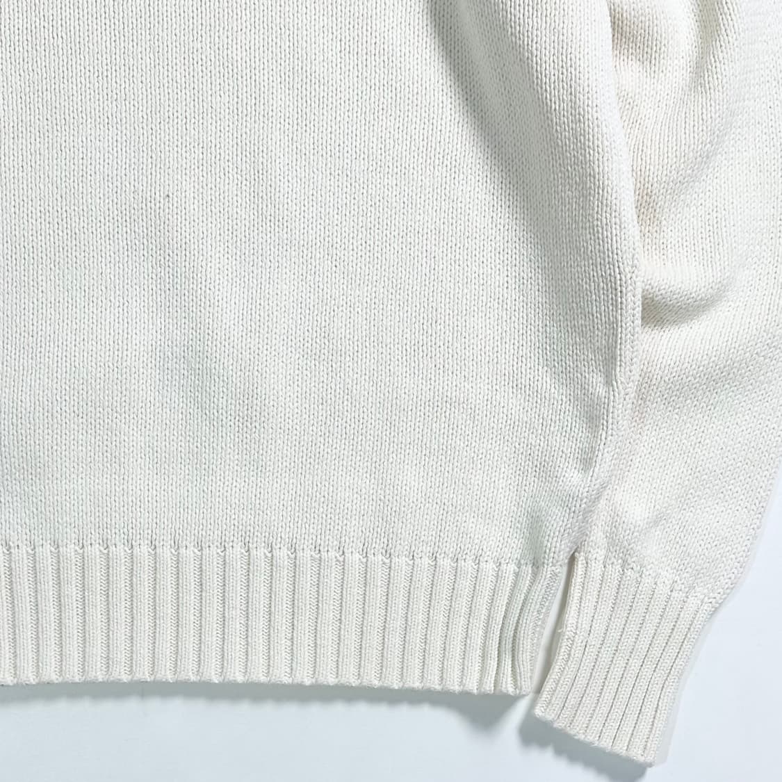 폴로 랄프로렌 화이트 코튼 니트    상품이미지3