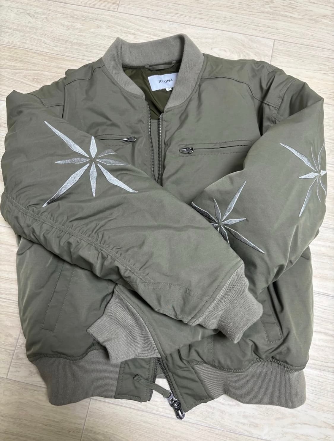 수수료x 오늘만) XJ107 인시전 셔링 MA-1 자켓 (KHAKI) 상품이미지5