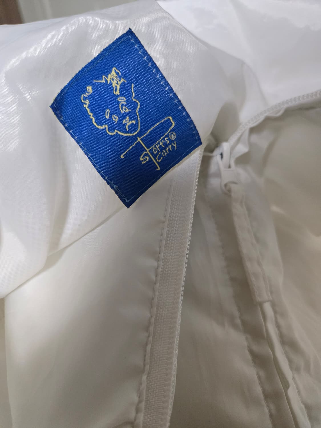 빈티지 화이트 윈드브레이커  상품이미지4