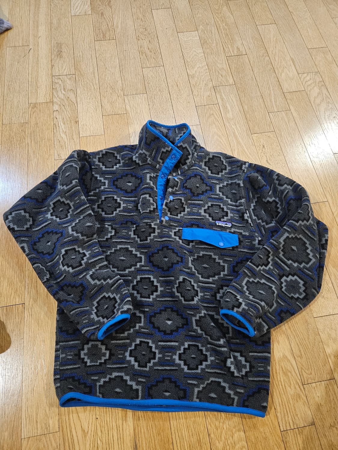 소장 파타고니아 신칠라 헤비웨이트 패턴 아노락 집업 플리스 후리스 상품이미지1