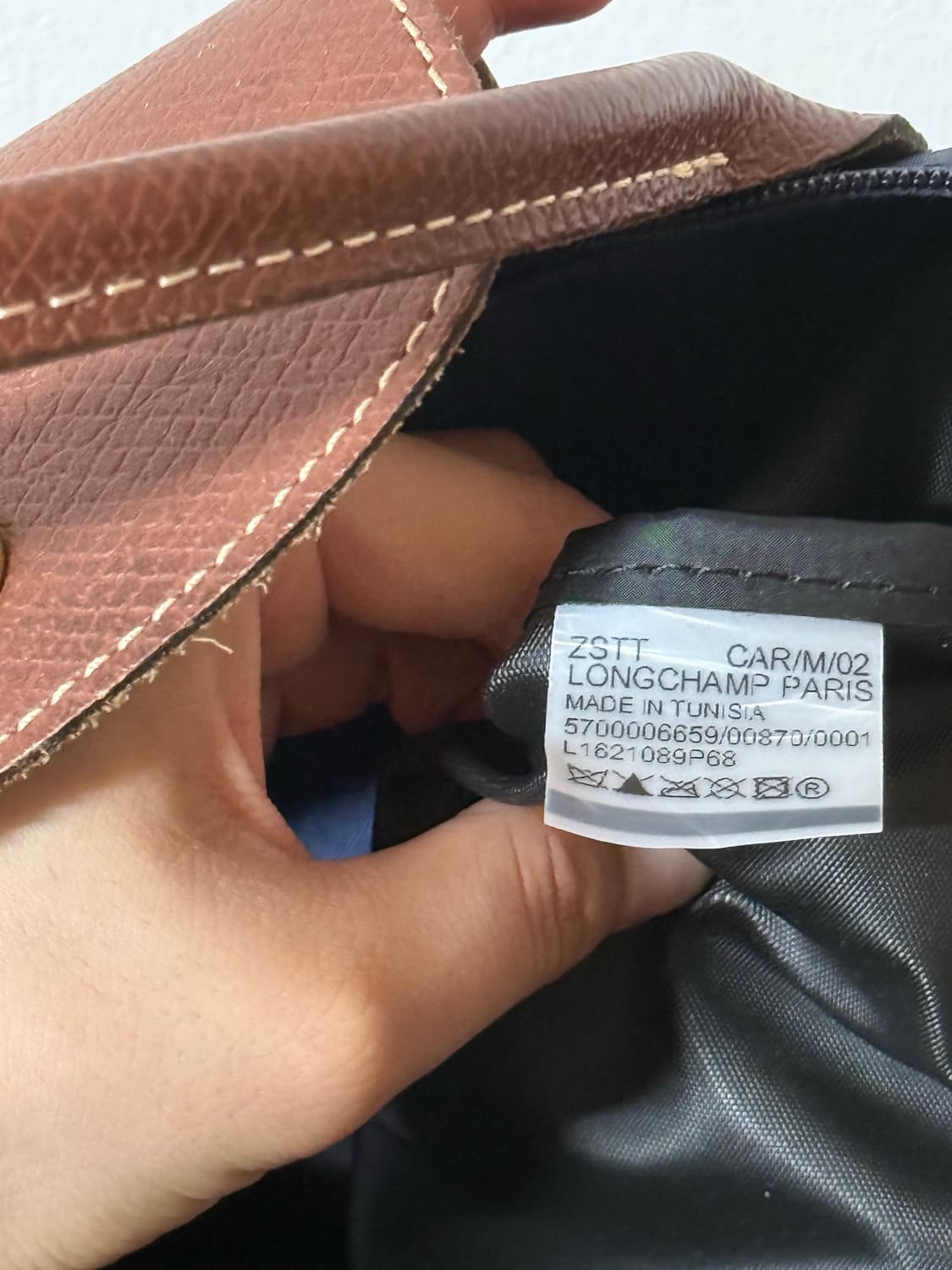 롱샴 르 플리아쥬 네이비 토트백 S 상품이미지9