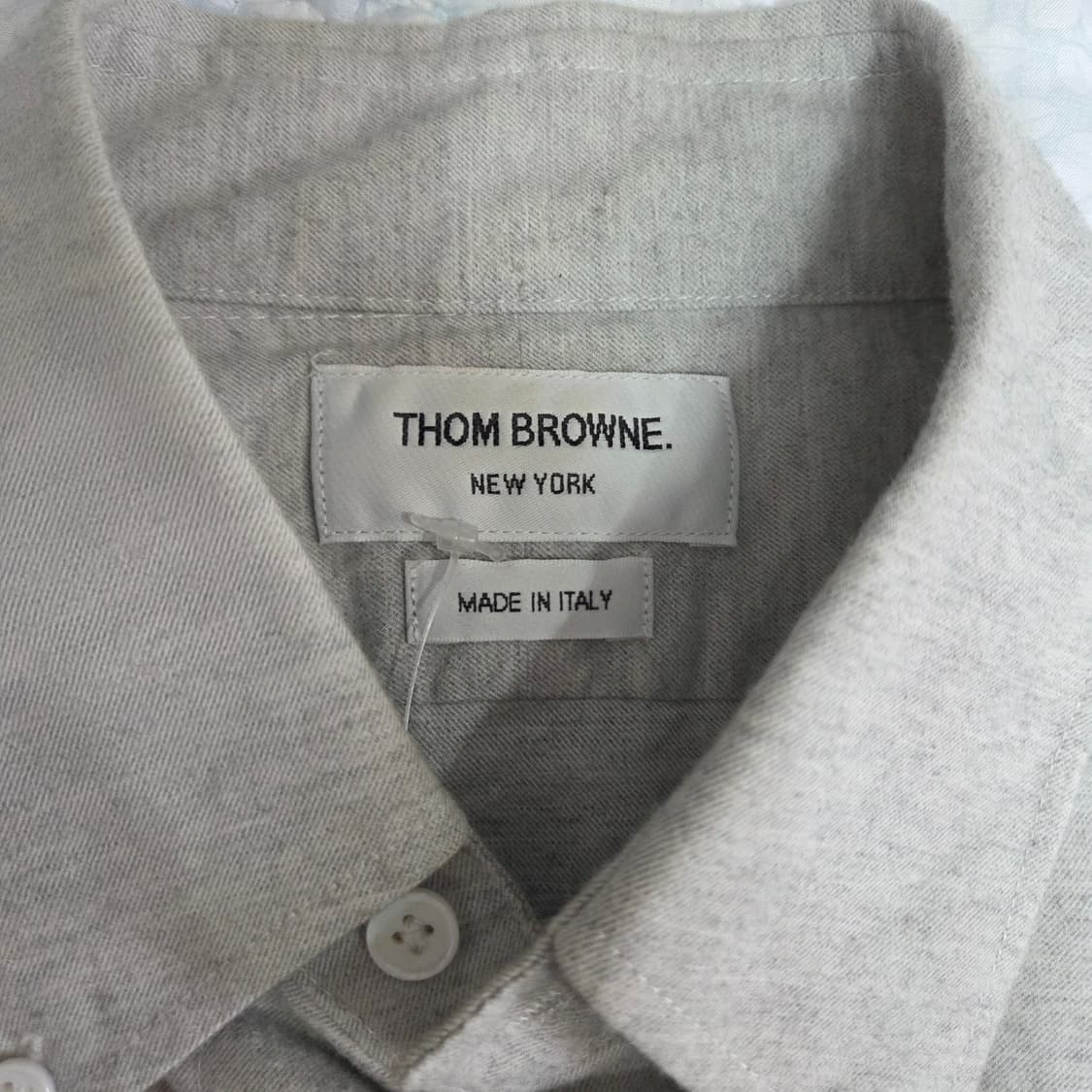 톰브라운 4바 옥스포드 셔츠 그레이 1사이즈 상품이미지3