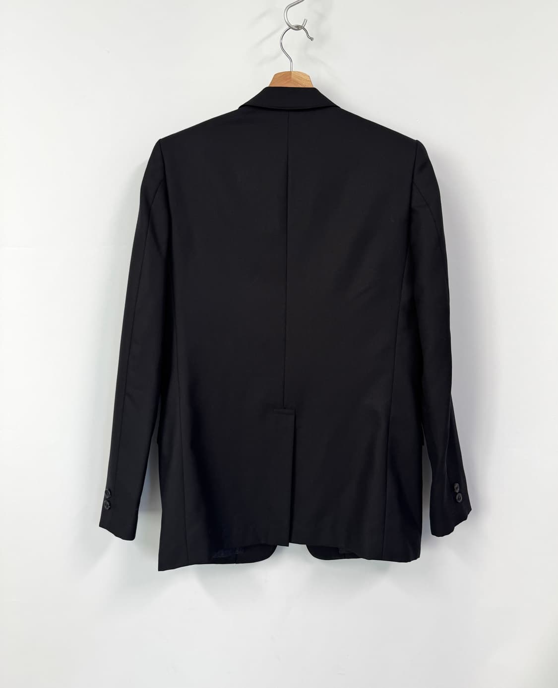 N.HOLLYWOOD 엔할리우드 블랙 투버튼 울 블레이저 자켓 38 상품이미지2