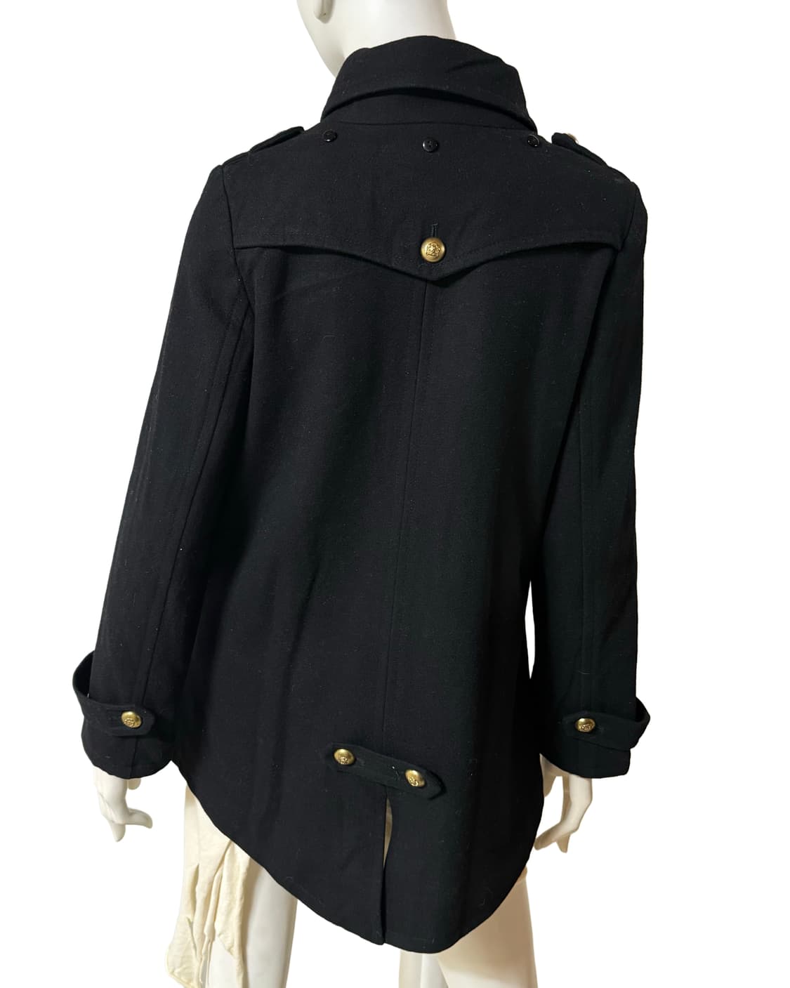 Vtg 골드 더블버튼 코트 상품이미지3