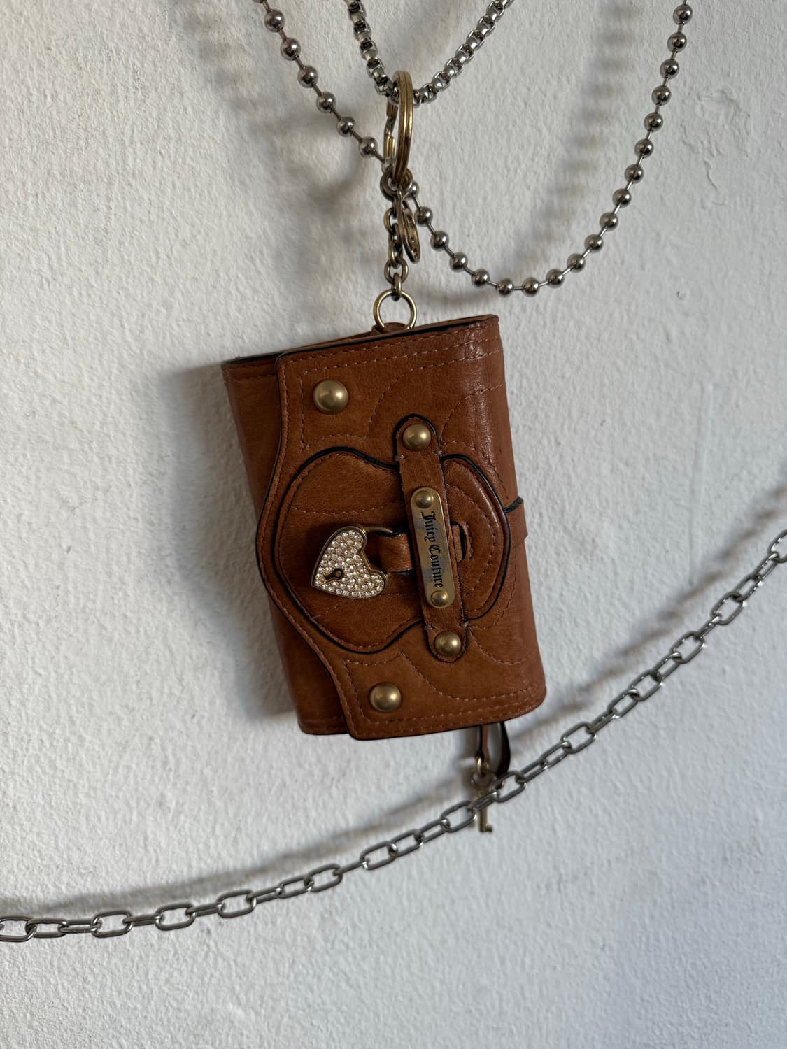 쥬시꾸뛰르 y2k 키 참 반지갑 상품이미지2