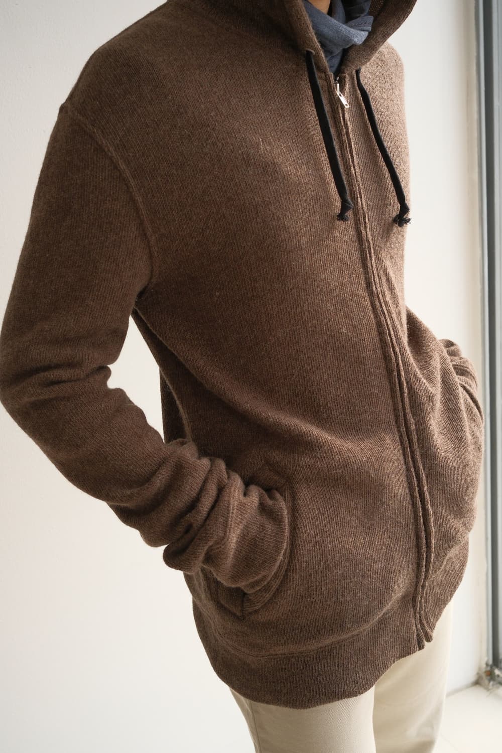 Knit hood zip 상품이미지8