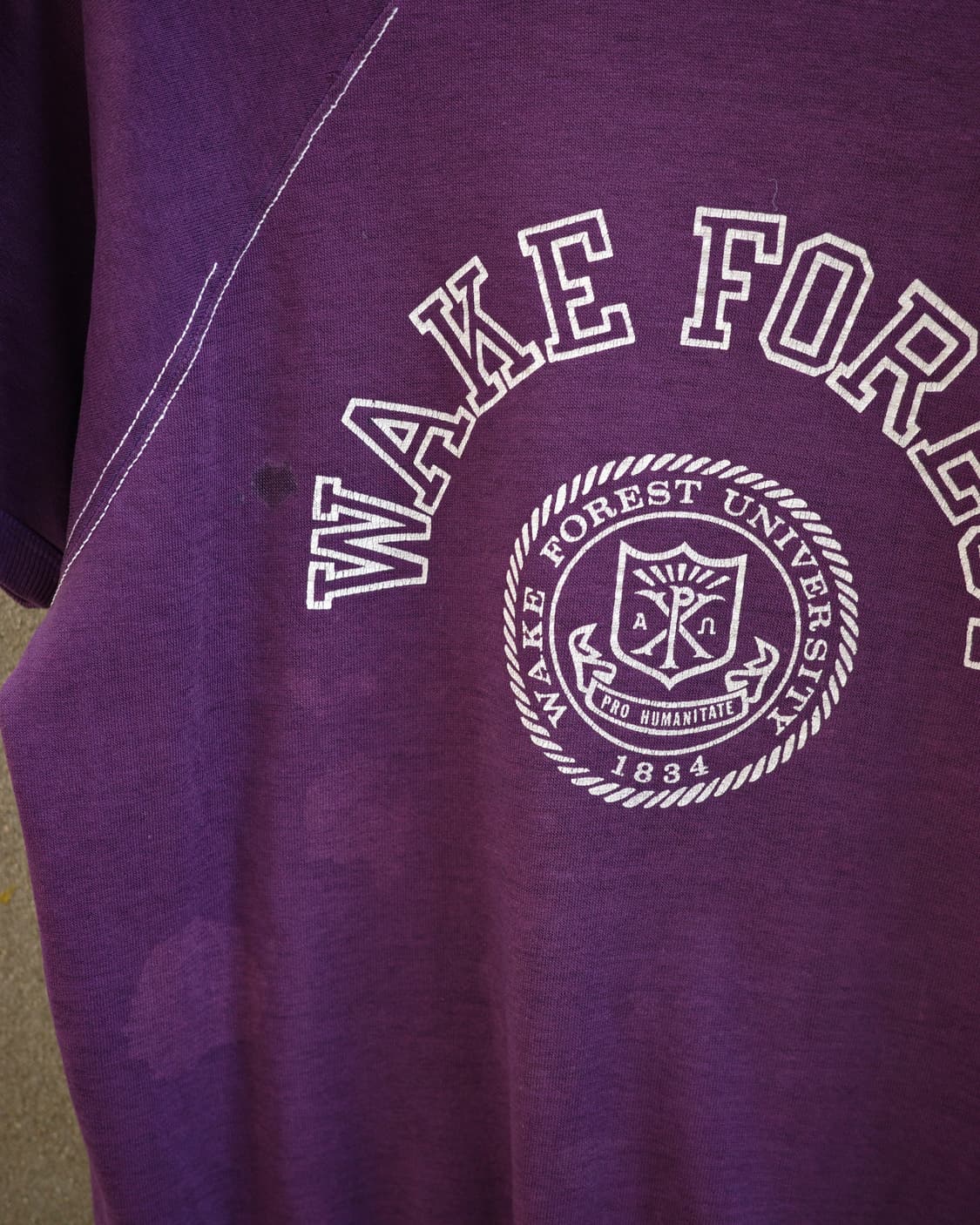60’s Wake Forest Univ. 하프 스웻셔츠 상품이미지2