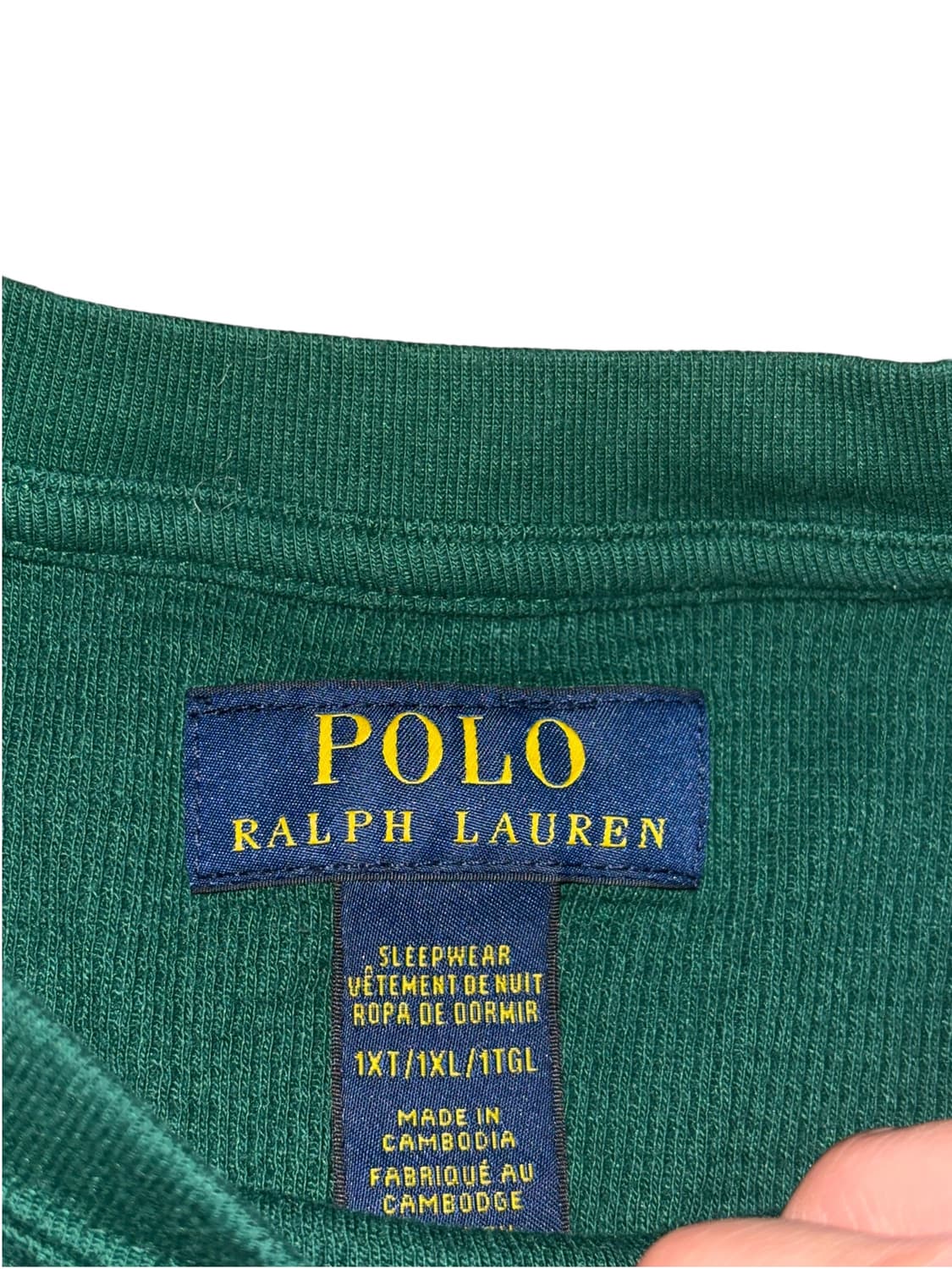 폴로 랄프로렌 폴로베어 와플 롱슬리브 상품이미지5