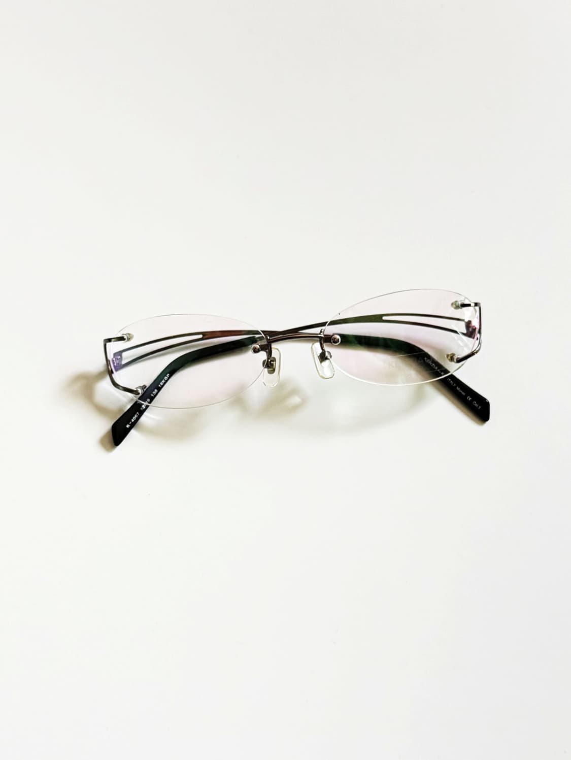 KENZIA 무테 오벌 메탈 프레임 빈티지 안경 상품이미지1