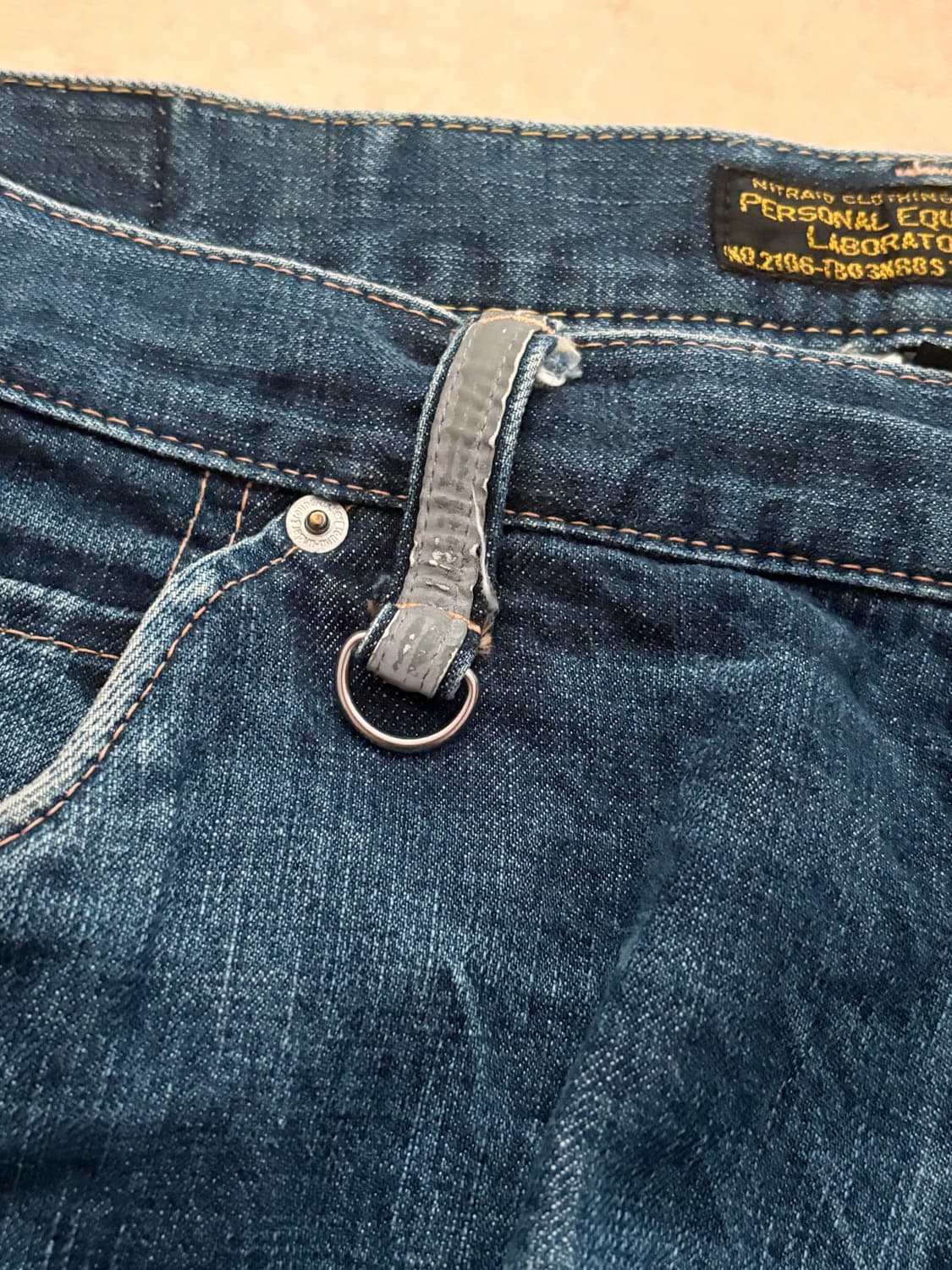 니트레이드 Nitraid 셀비지 빈티지 데님 팬츠 XL 상품이미지5