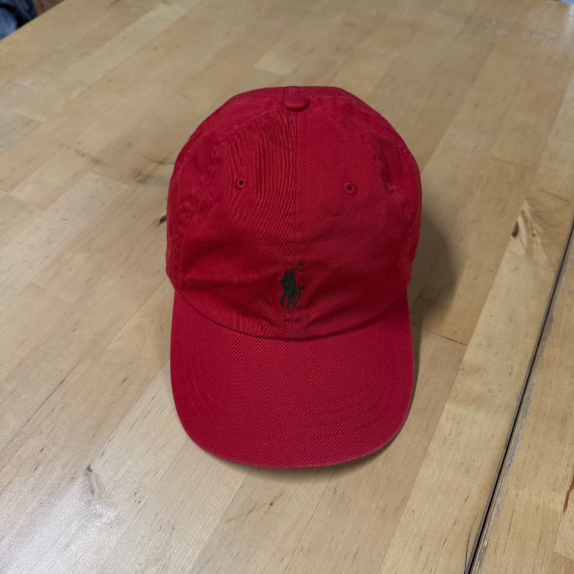폴로 랄프로렌 레드 볼캡 모자 상품이미지2