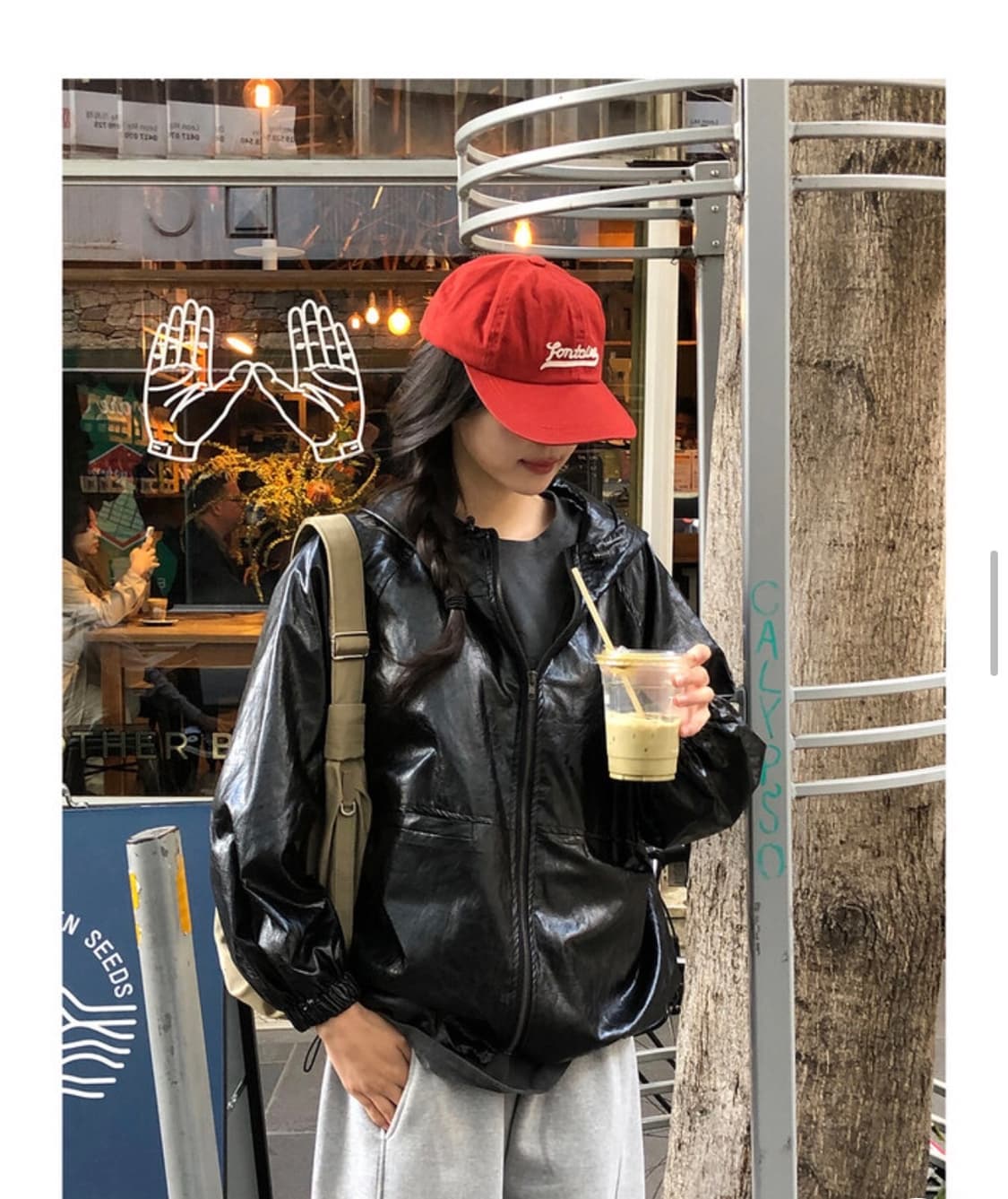 오디너리먼트 후드 자켓 블랙 상품이미지2