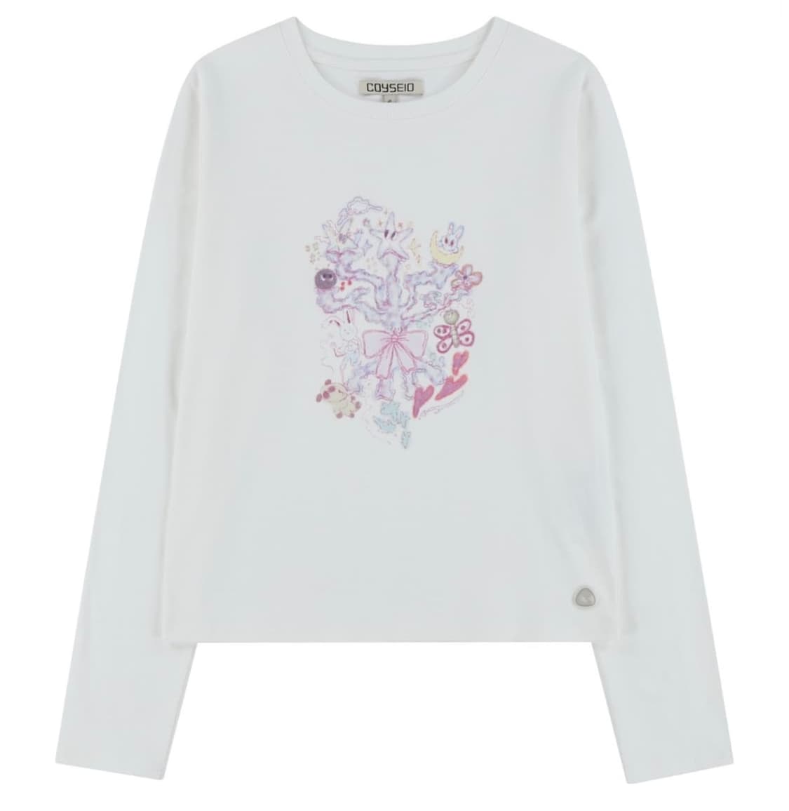 코이세이오 코랄롱슬리브 화이트 CORAL LONGSLEEVES WHITE 상품이미지1