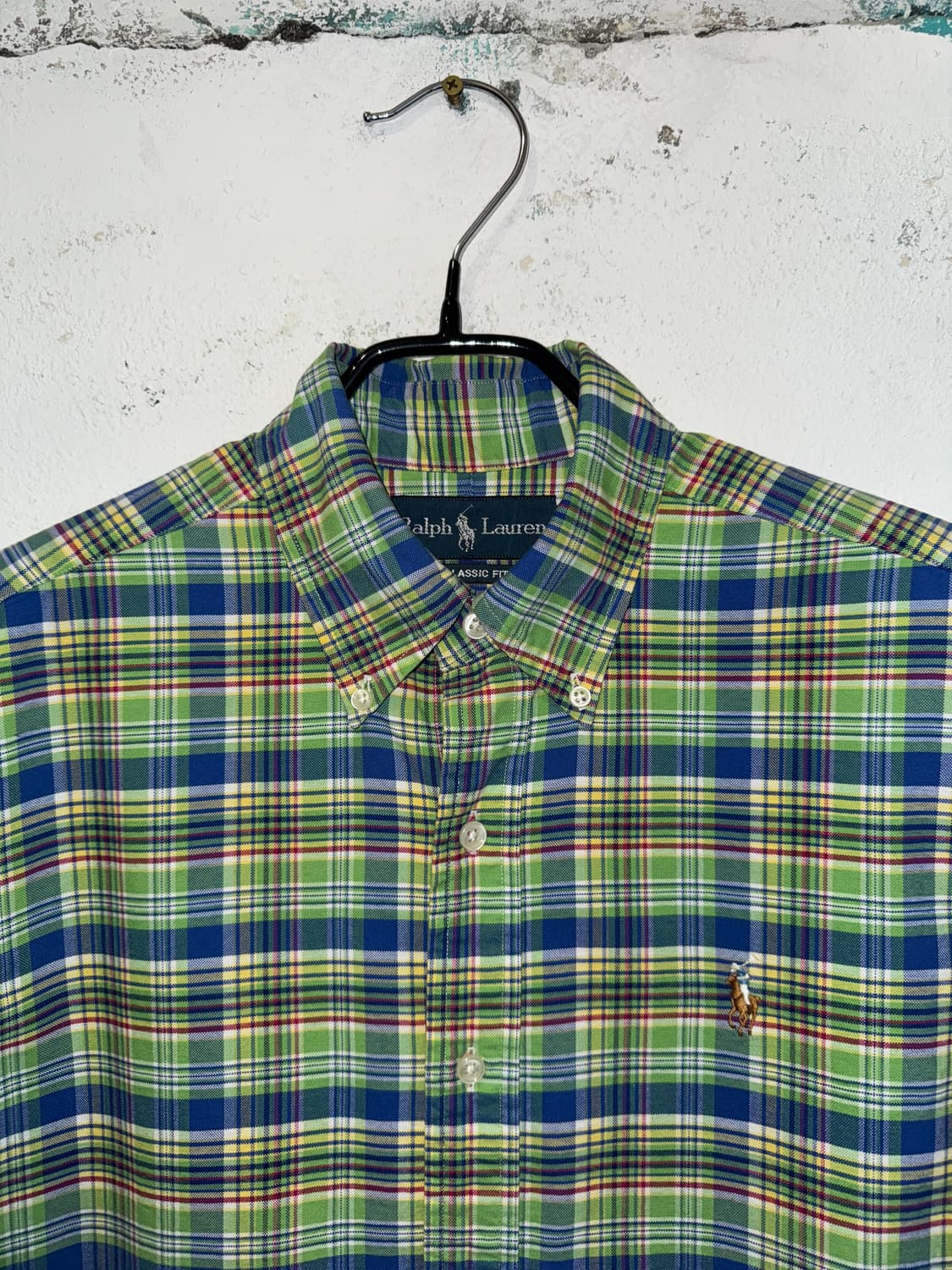 POLO color mix check shirt 상품이미지2
