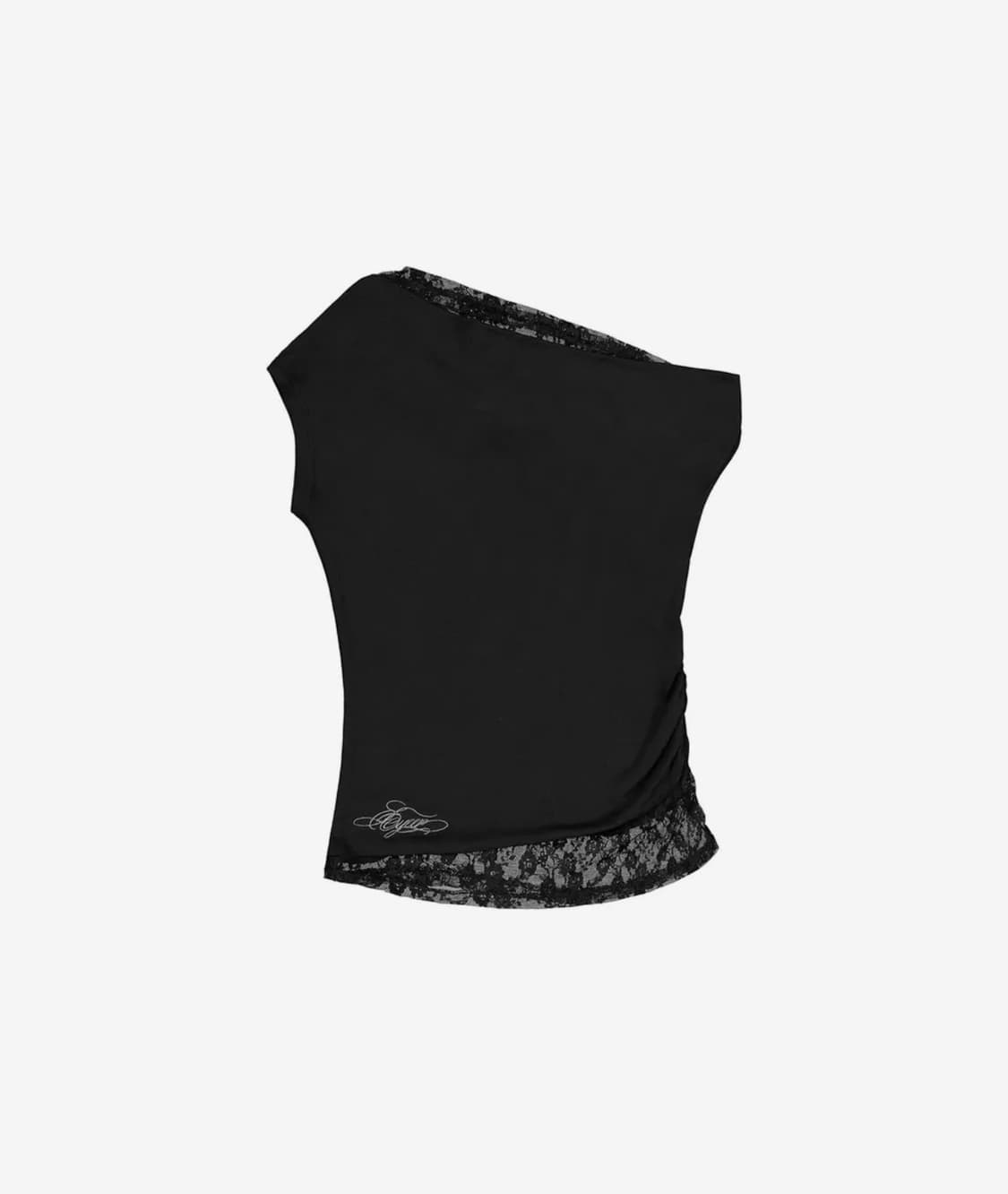 이와이이알 eyeer Lace Layerd One Shoulder 상품이미지2