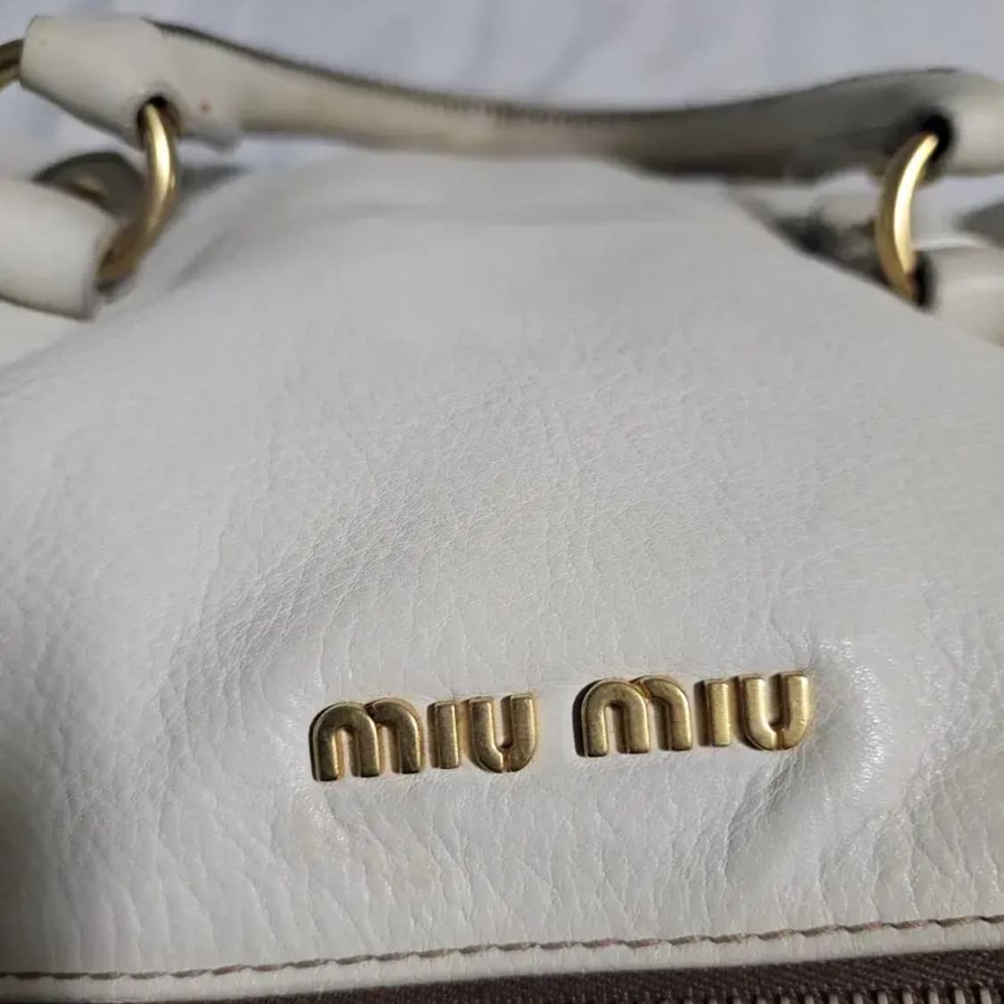 미우미우 리본 사첼백 아이보리 상품이미지8