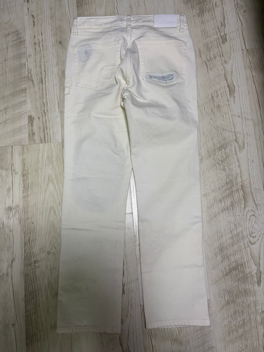 [2] 랄프로렌 화이트 데미지 청바지 새상품 상품이미지3