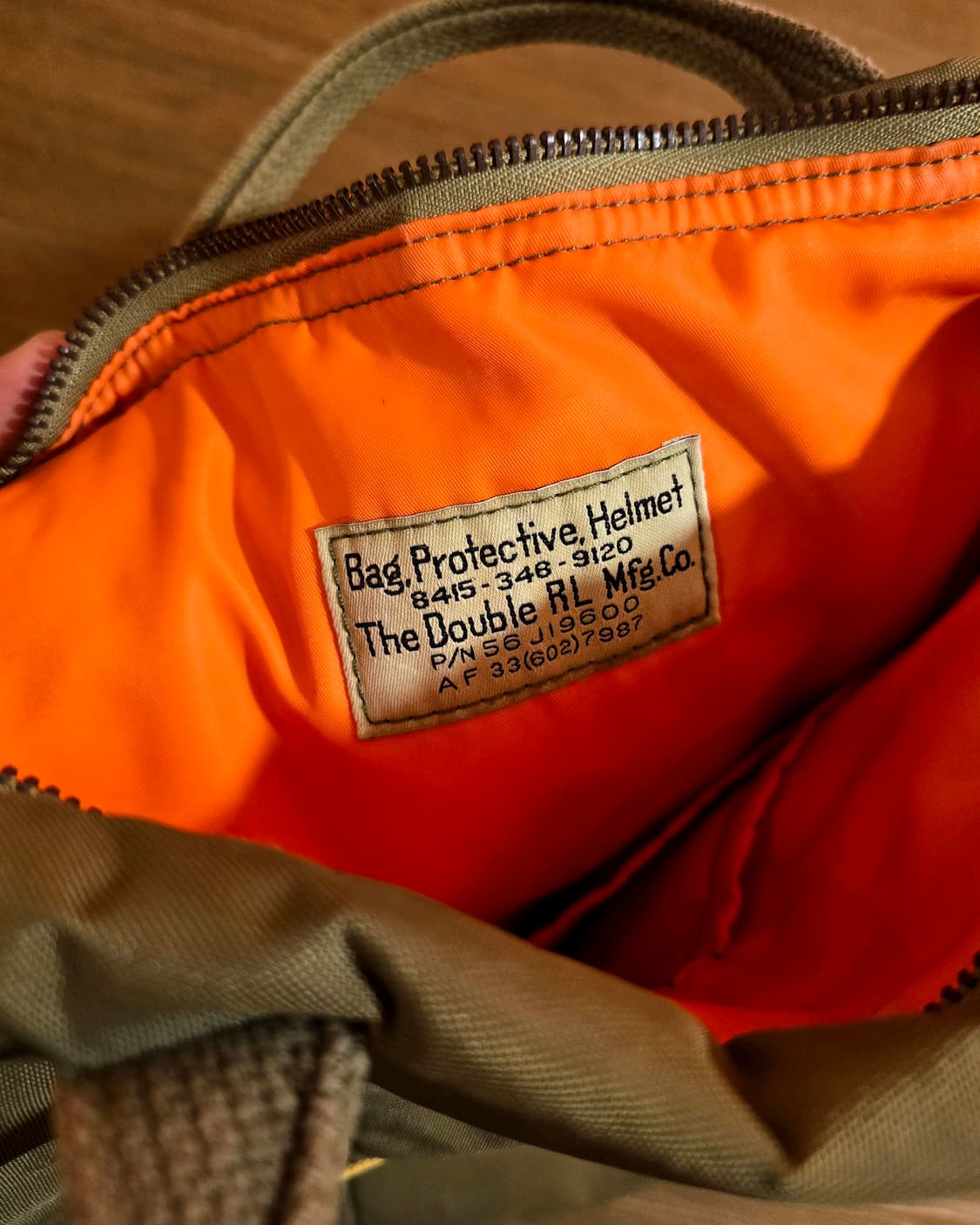 RRL 윙로고 나일론 2-Way 헬멧 백 (Double RL Bag) 상품이미지4