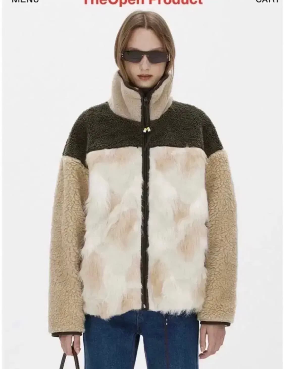 더 오픈 프로덕트 / 오픈와이와이 후리스 플리스 퍼 자켓 상품이미지1