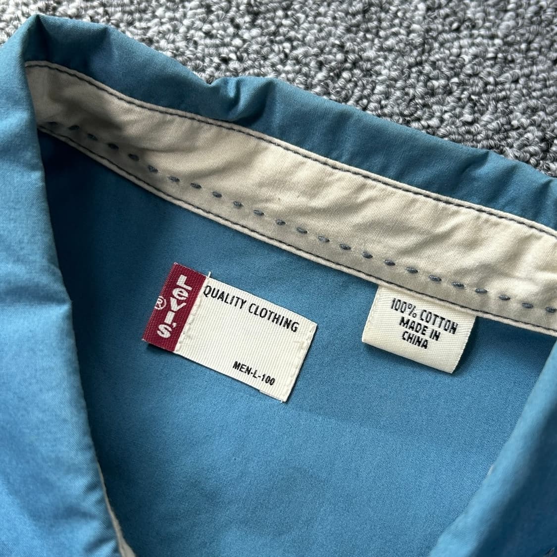 리바이스 청록 웨스턴 셔츠  상품이미지8