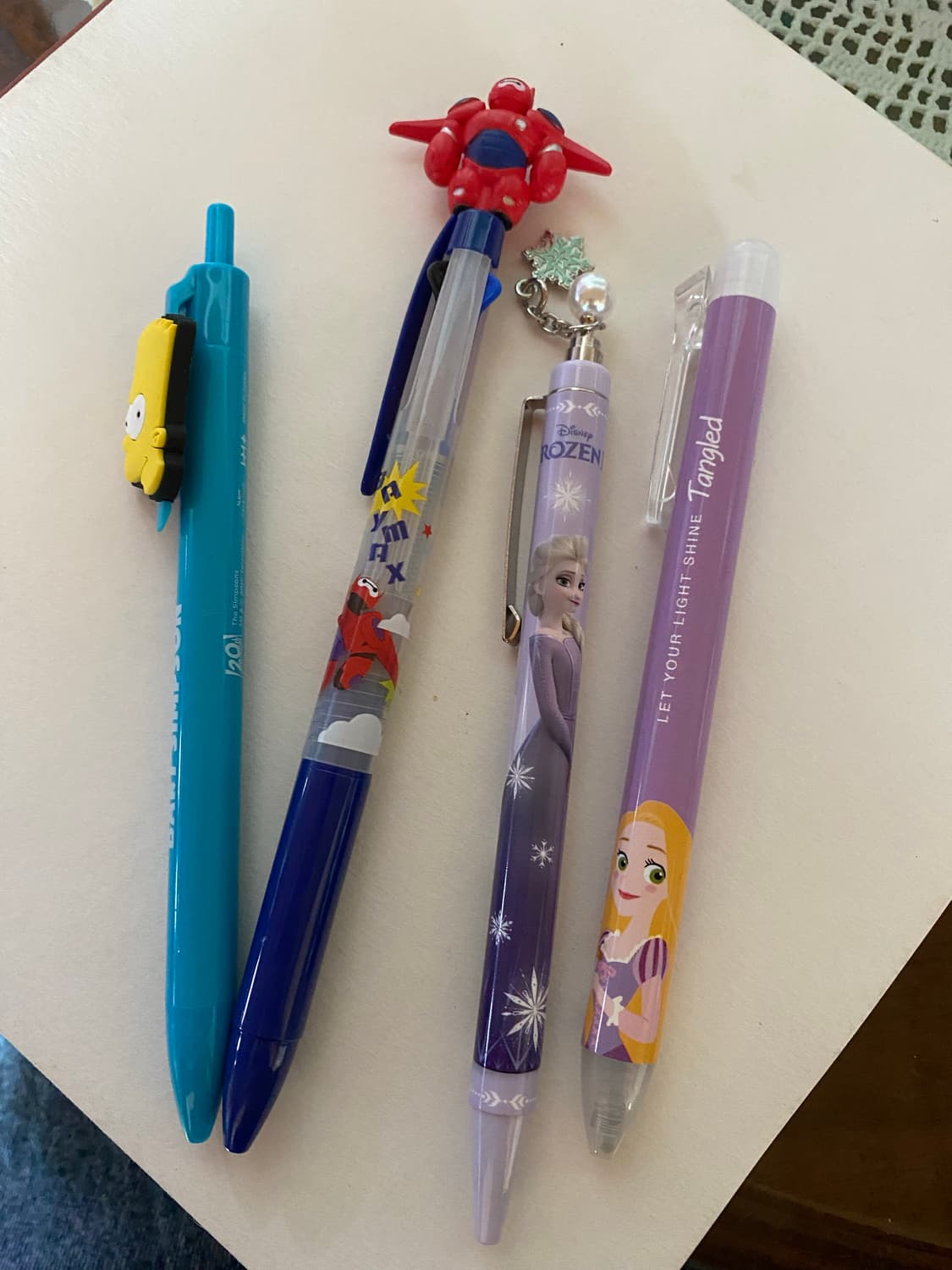 디즈니 프린세스/심슨 캐릭터 볼펜 세트 상품이미지4