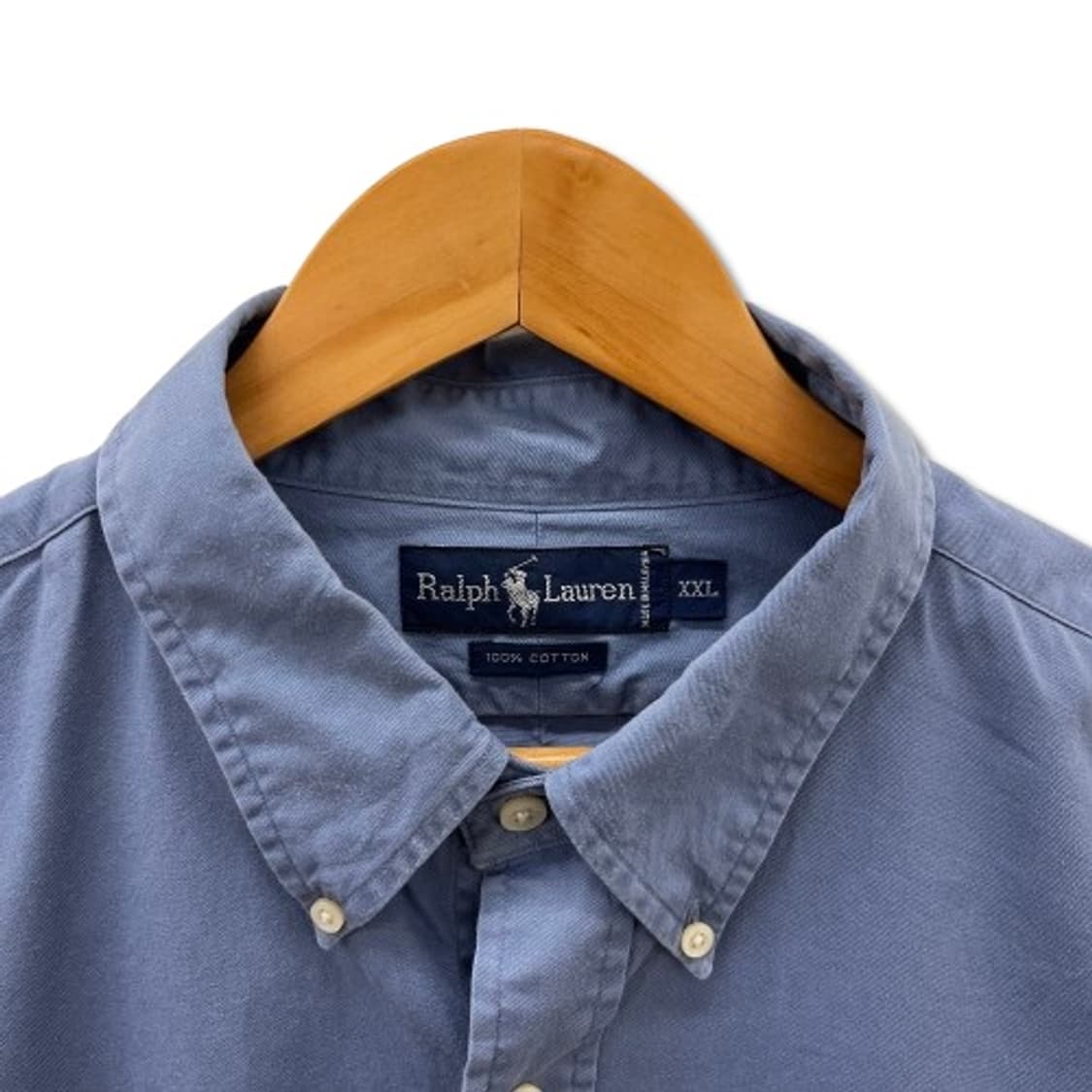 폴로 랄프로렌 옥스포드 버튼 다운 블루 셔츠 상품이미지3