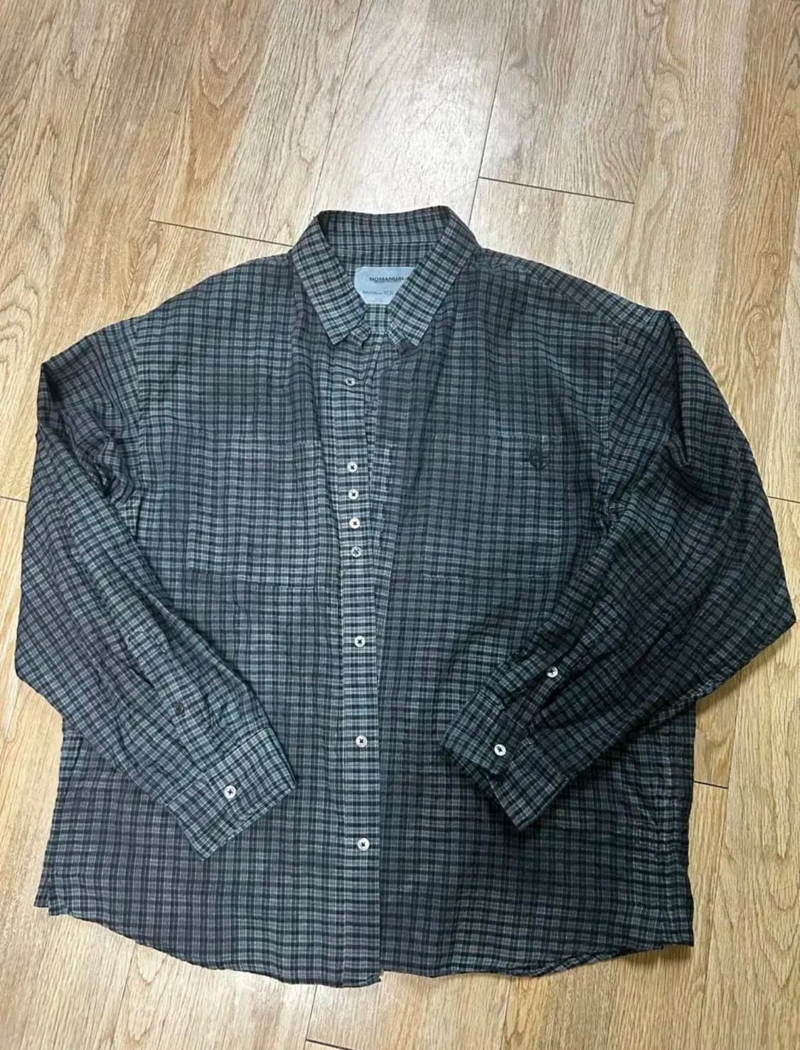 노매뉴얼 셔츠 L 상품이미지2