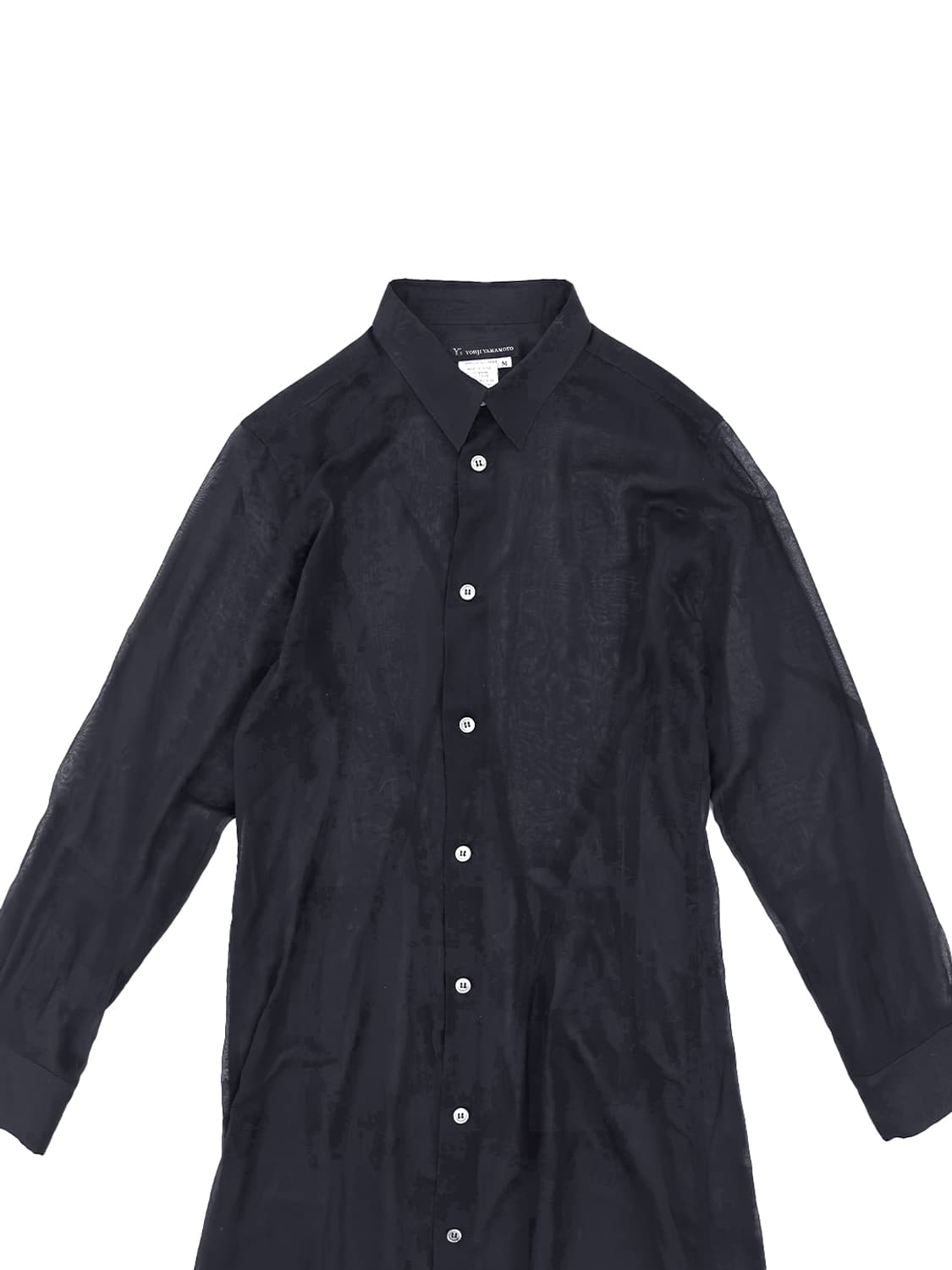 Y’s Yohji Yamamoto Sheer Shirt Dress 상품이미지3