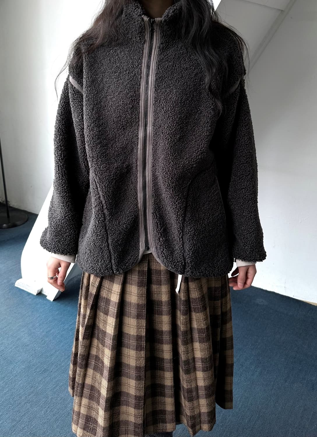 Subtle Piping Boa Blouson 상품이미지8