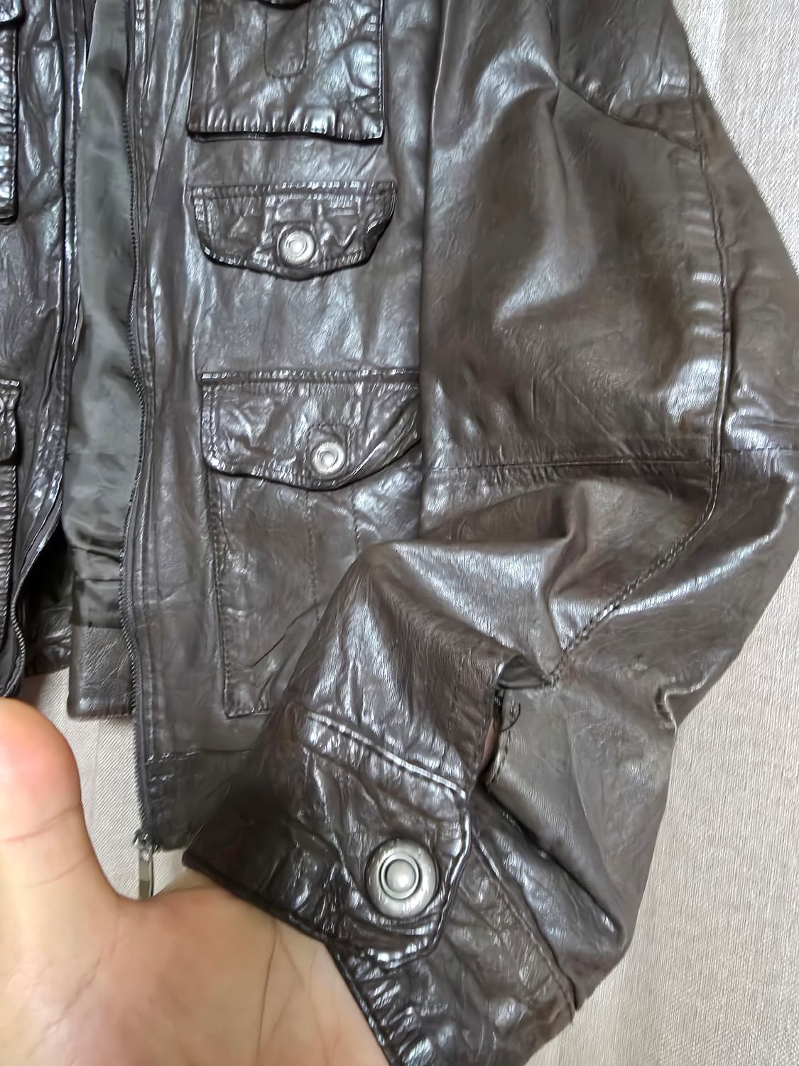 긴록가죽자켓 95 상품이미지3