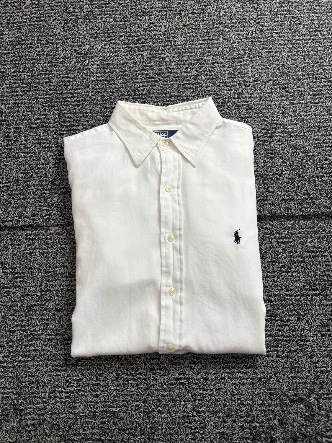 폴로 랄프로렌 포니로고 미니멀 화이트 셔츠 2588 상품이미지1